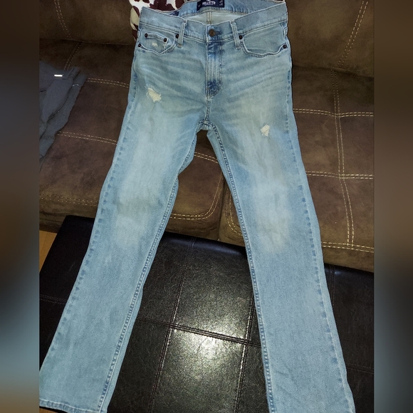 Hollister Other - Mens Blue Distressed Jeans 30 x 32